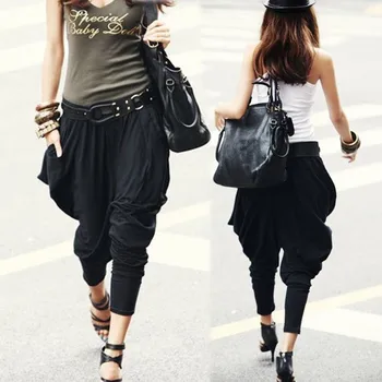 

Brand New Fashion Womens Harem Baggy Hippie Pants Aladdin Gypsy Genie Slacks Pencil Trousers