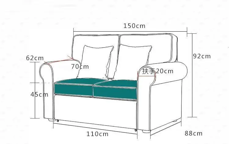 Divano Per La Casa Kanepe Mobili буфами на рукавах Para Кама Copridivano мебель сделать Salonu Sillon De Sala мебель Mobilya Mueble диван-кровать