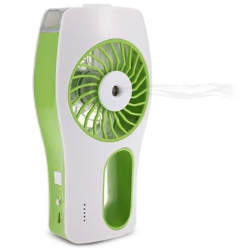 

Hold Mini USB Handheld Beauty Moisturizing Fan with Cooling Spray Humidifier Rechargeable and Portable 3 Modes Humidifier Fan