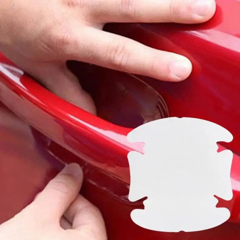 

PVC 9 x 8CM Transparent 4Pcs/lot Car Handle Protection Film Car Exterior Transparent Sticker Automotive