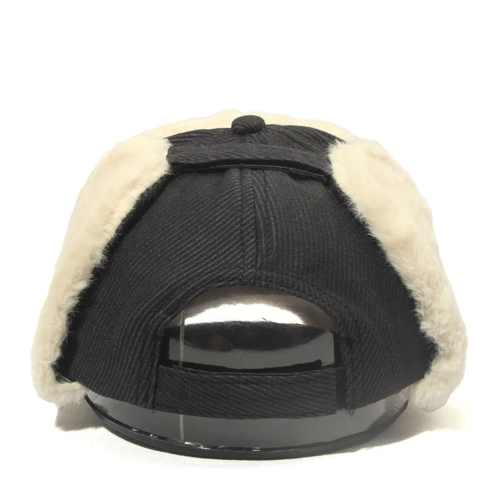 Earflap Caps Faux Fur Snow Hats 