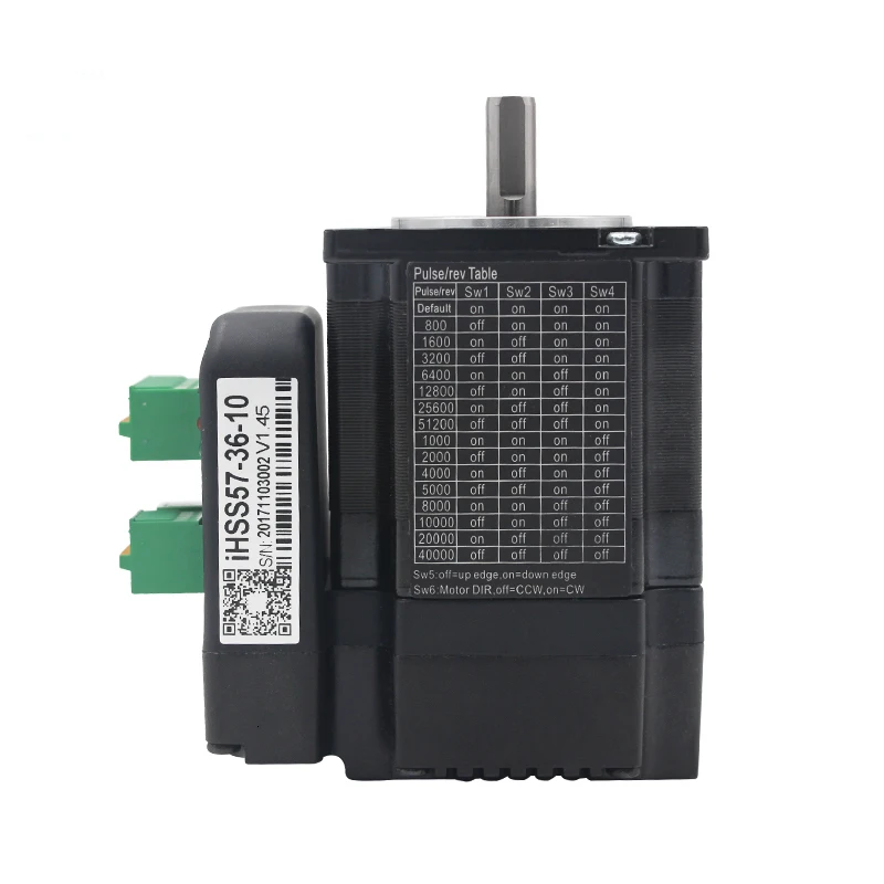 JMC iHSS57-36-10 NEMA23 1Nm 142oz. in интегрированный замкнутый контур шаговый двигатель с драйвером 36VDC