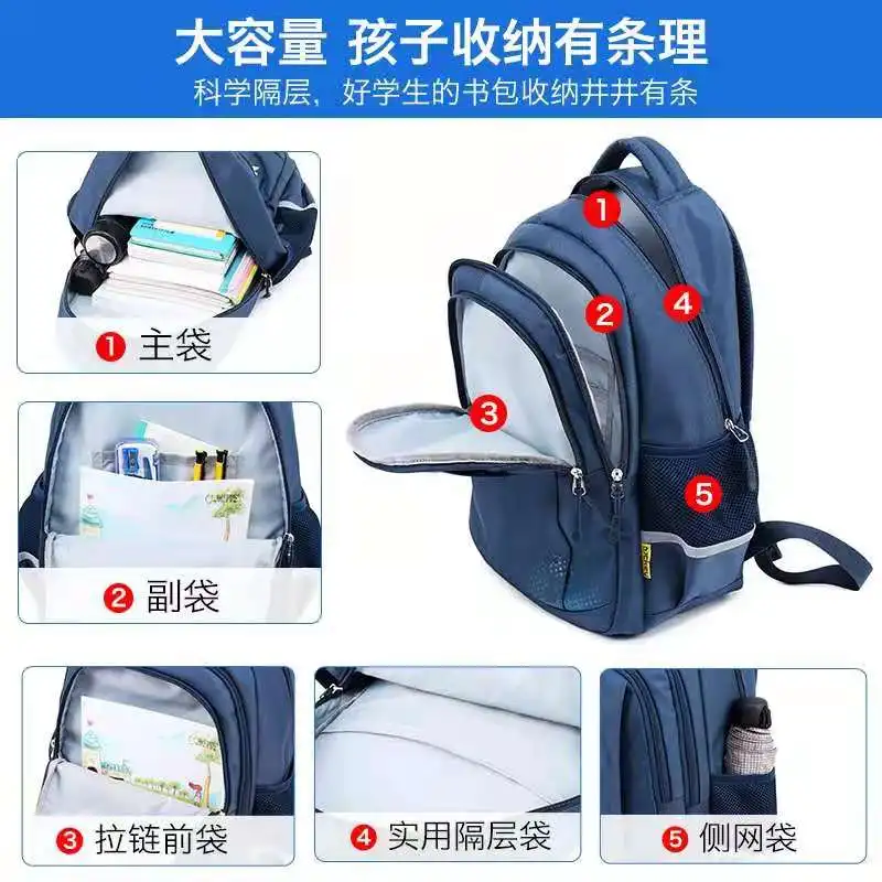 Disney Mickey School Bag For Boys Girls Primary Student Casual Shoulder Backpack Large Capacity Kids Birthday Gifts Mochilars