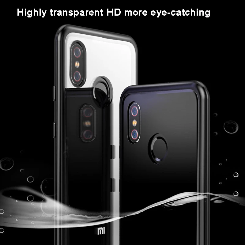 Магнитный чехол для xiaomi redmi note 8 t двусторонний чехол из закаленного стекла xiomi xaomi redmi note 8 pro note8 t note8t металлический чехол