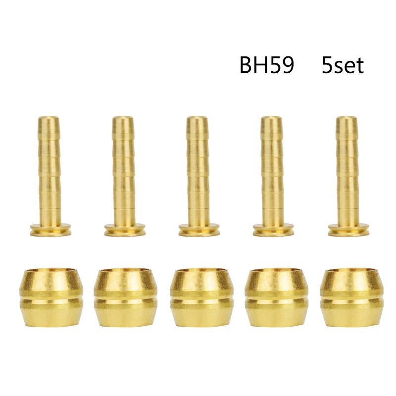 BH59 5set 5/20/50/100 set Connector Original BH59 BH90 Olive Needle Sleeve Is Mainly Applied To DEORE SLX XT Bike Brake accessories - Цвет: BH59 5set
