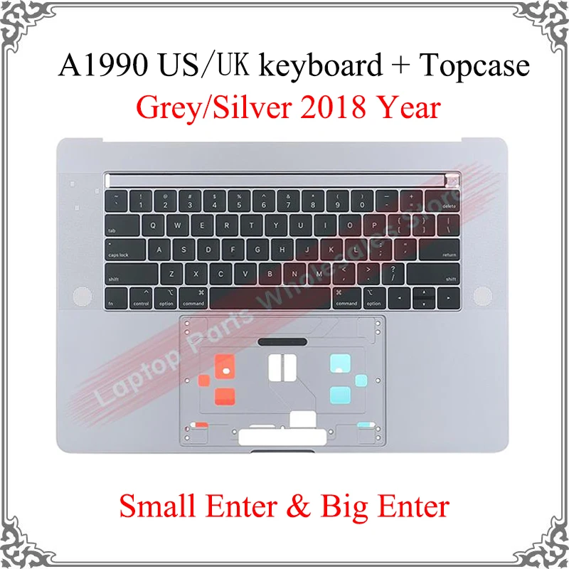 Новый оригинальный чехол A1990 с клавиатурой США 2018 для Macbook Retina Pro 15 4 дюймов