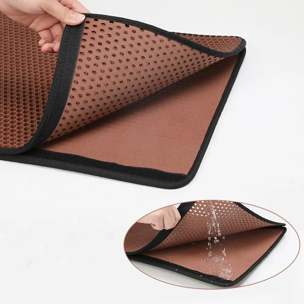 Splash Reusable Cat Cat Sand Box Waterproof Potty Pet Toilet Cat Potty Universal Pet Products Eva Double Cat Litter Mat