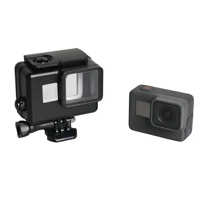Корпус рамка задней панели для GoPro Hero()/6/5 Hero защитной оболочки с быстрой тянуть подвижный резьбой раструбного соединения для винт