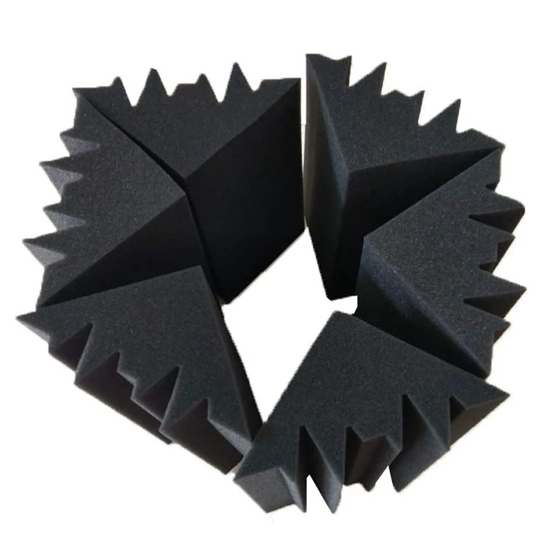 

8 Pack Acoustic Panels Soundproofing Foam Acoustic Tiles Studio Foam Sound Wedges 12 x 12 x 24 cm