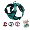 Cat Harness and Leash Set for Escape Proof Cat Vest Harness With Reflective Strips Adjustable Soft Mesh Vest for Kitten Puppy 1