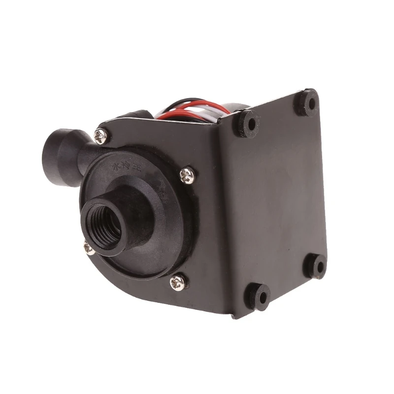 Drop Ship DC 12V Water Pump 500 L/H G1/4 Input And Output With Iron Bracket