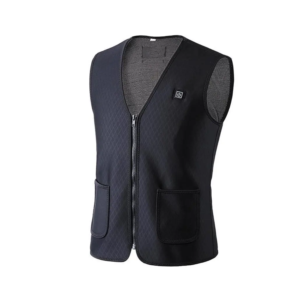 

Men Women Outdoor USB Infrared Heating Vest Jacket Winter Flexible Electric Heater Thermal Clothing Waistcoat Fishing Hiking