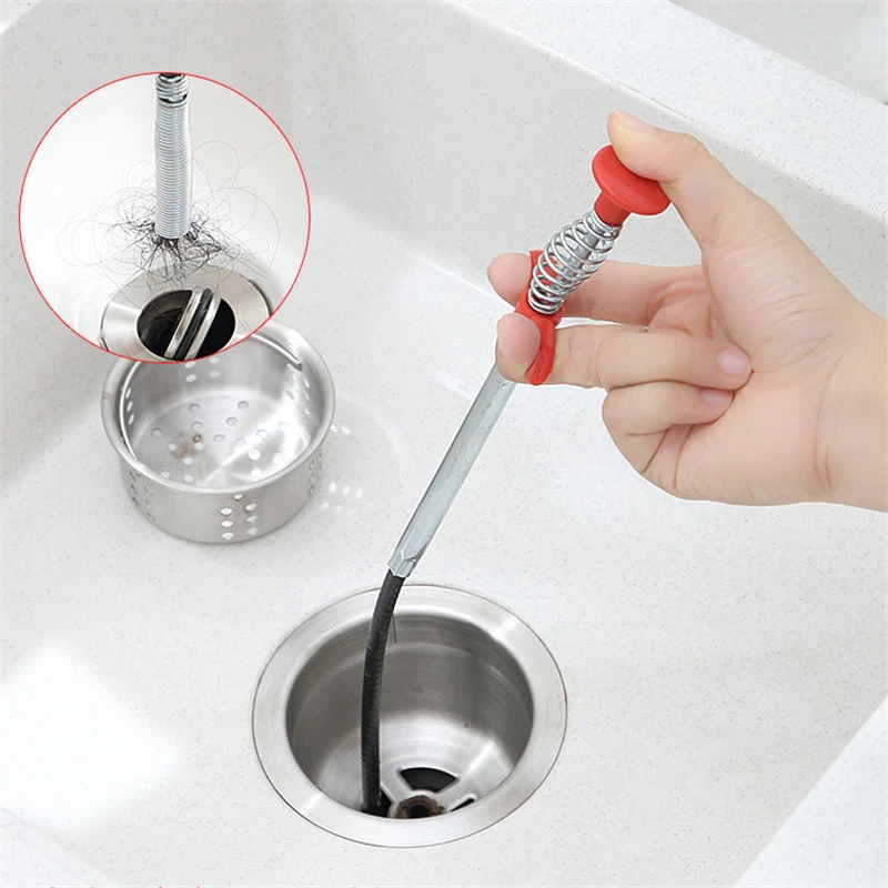 Drain Clog Remover Pipe Dredging wire Bathroom Hair Sewer Drain Anti  Cloging Sticks Bathtub Pipeline Cleaner Hair Catcher Tool - AliExpress