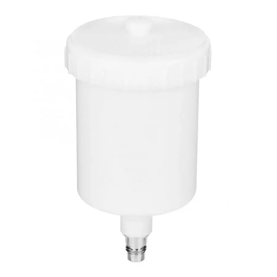 

Dremel Accessories 600mL Paint Spray Gun Pot Plastic Air Gravity Feed Paint Top Cup Male Thread Woodwork Tool Machine