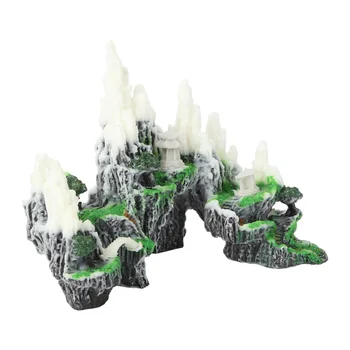 

1pc Fish Tank Mountain Craft Fish Tank Mountain Landscape Mountain Decor