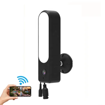 

Tuya Outdoor Waterproof Light With Camera Wifi HD 1080P LED Lamp P2P Security IP Camera Floodlight Night Vision Garden Camera