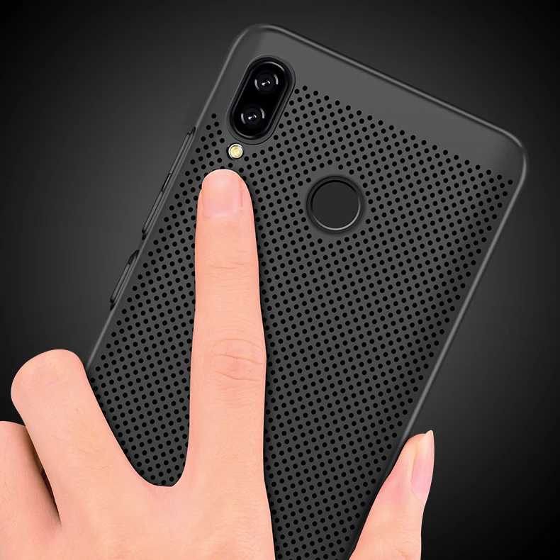 100 шт теплоотвод Жесткий ПК сетчатый чехол для Xiaomi mi 9 8 SE POCO F CC9 CC9E красный mi 7 7A Pro Note K20 тонкий сотовый задний Чехол