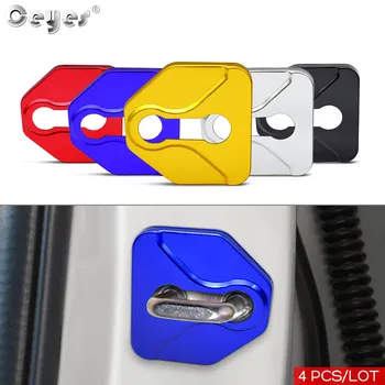 

4Pcs Car Accessories door lock cover sticker For Subaru FORESTER Crosstrek vx Outback LEGACY impreza ASCENT LEVORG WRX styling