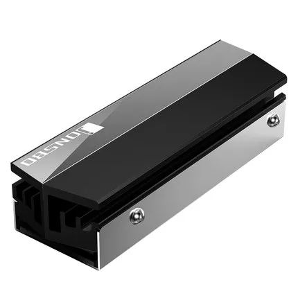 JONSBO M.2 теплоотвод 2280 SSD красный синий серый алюминиевый радиатор зеркальный матовый процесс - Цвет лезвия: Черный