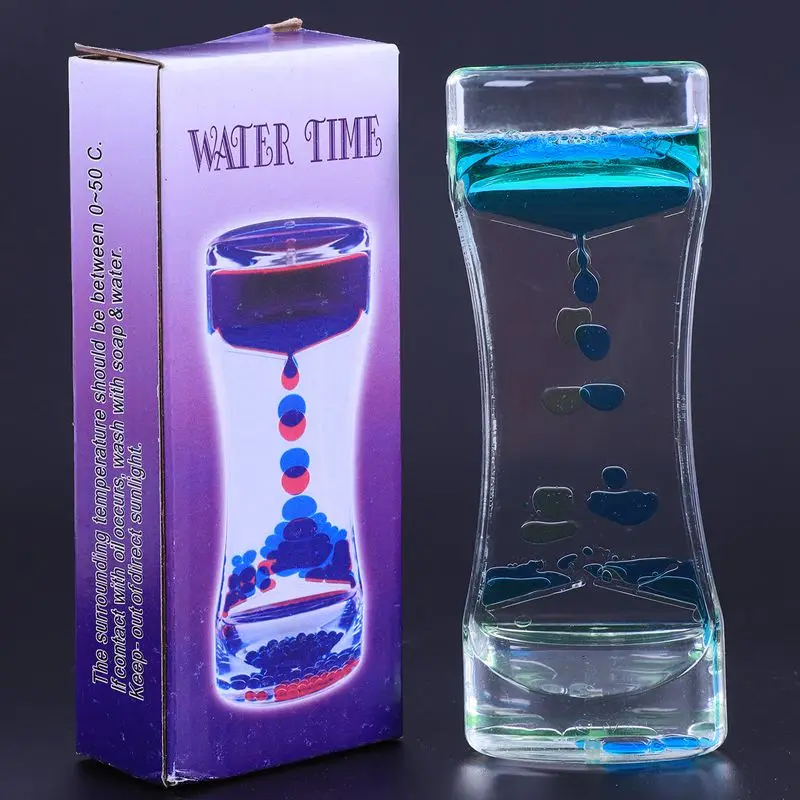 Liquid Timer Bubble Motion Drop Timer for Sensory Play Visual Bubble Gravity Gift