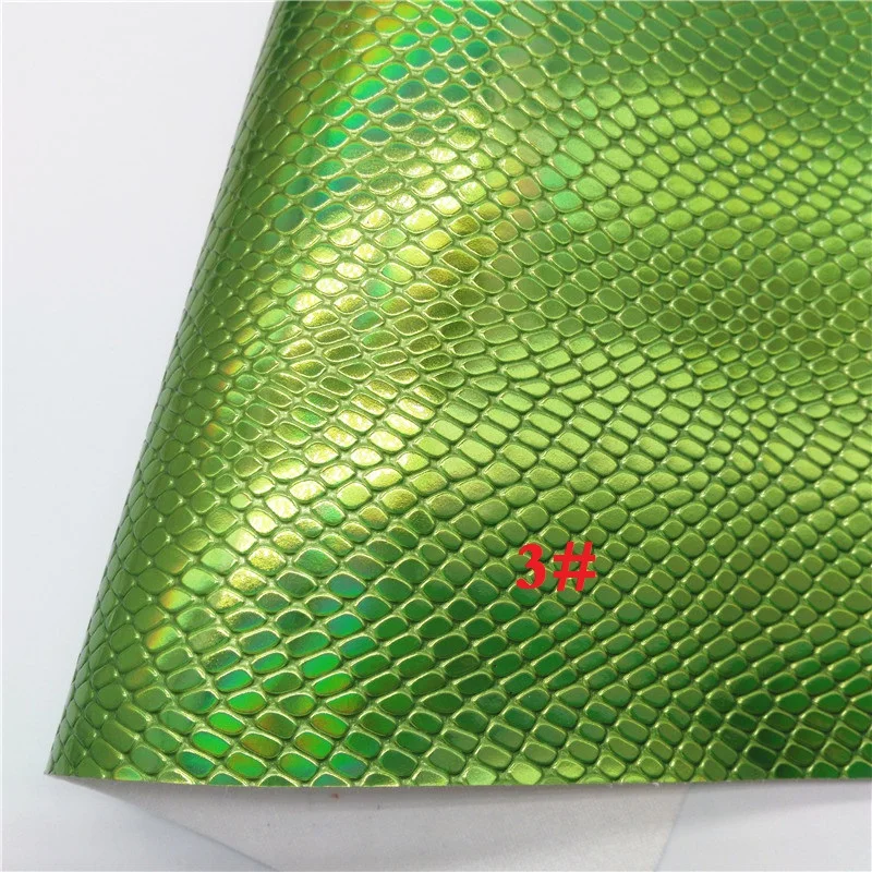 3 Glitterwishcome 21X29 см A4 Размер Переливающаяся искусственная кожа ткань, змеиная Синтетическая кожа ткань листы, винил для бантов, GM503A - Цвет: 3