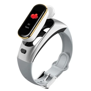 

DeaGea H109 Smart Watch Bluetooth Wireless Earphone Blood Pressure Heart Rate Monitor Smart Bracelet App Connect Android IOS