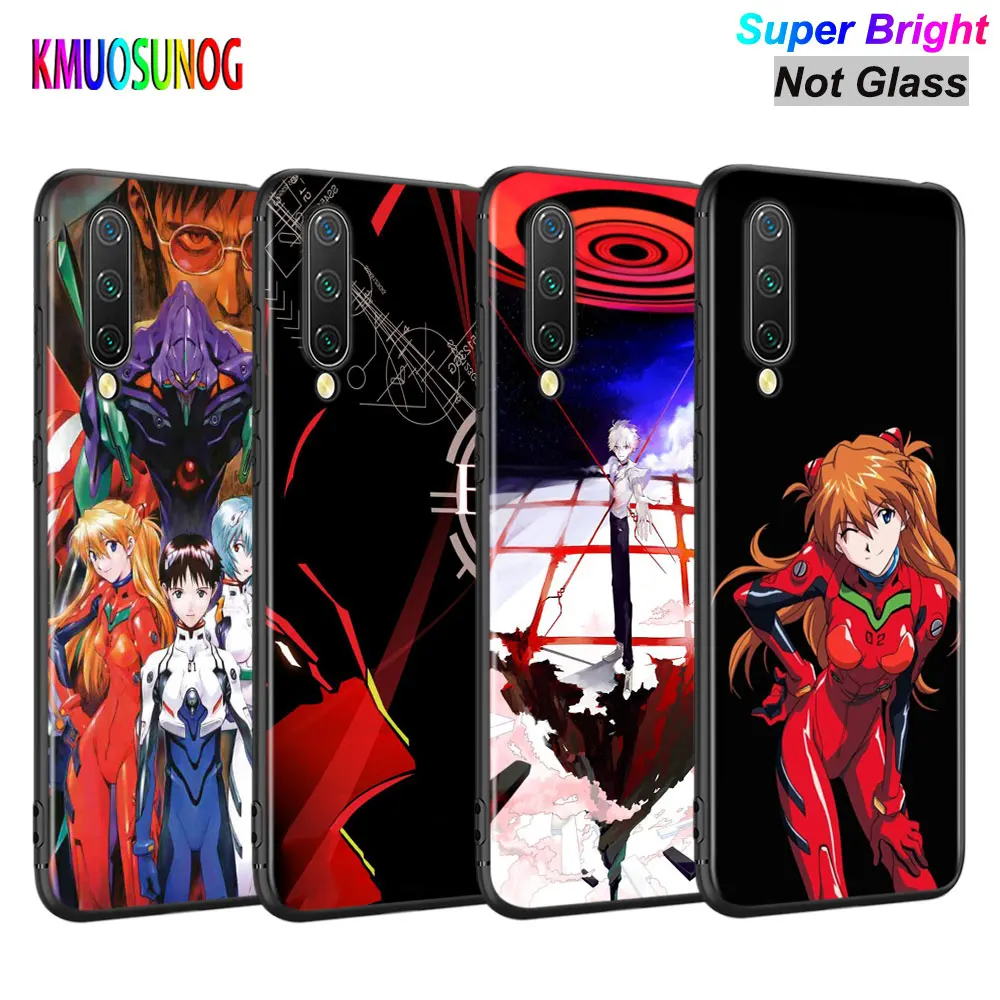 

Black Cover Neon Genesis Evangelion for Xiaomi Mi A3 A2 A1 5X 6X 6 8 Lite 9 9SE CC9 F1 9T 9TPro Play Phone Case