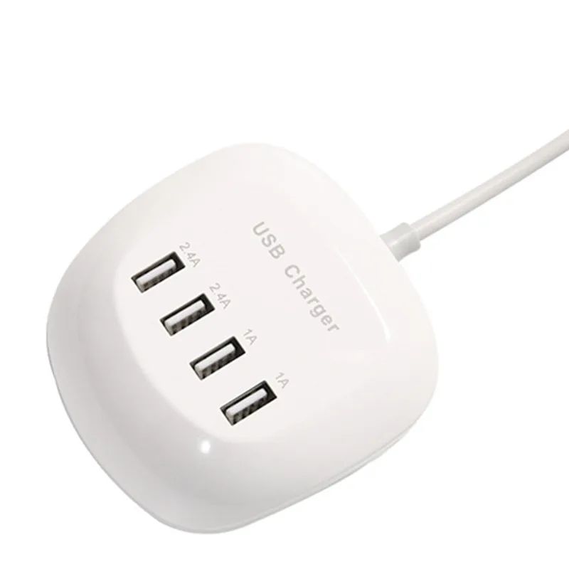 4 usb порта, зарядное устройство для настольного телефона, блок питания, зарядное устройство переменного тока, адаптер для мобильного телефона, планшета, 100-240 В, настенное зарядное устройство 4USB