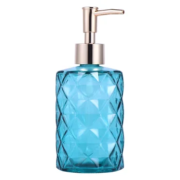 

330ml Home Empty Shower Gel Bottles Cosmetic Lotion Bottles Press Storage Bottle Glass Empty Bottle (Green)