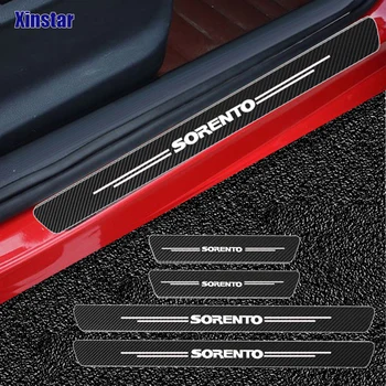 

4pcs Carbon fiber GT car Sticker For Kia sorento Car Accessories