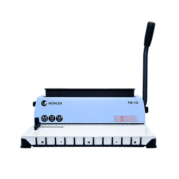 

Hight Quality Double Wire Binder A4 Calendar Binding Machine | MÜHLEN TD12
