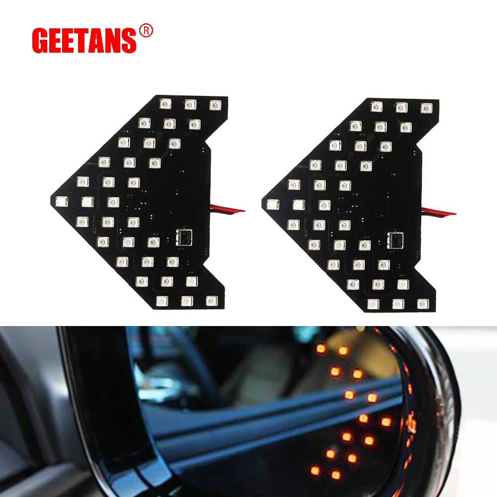 GEETANS 2 шт./компл. 33 SMD СВЕТОДИОДНЫЙ стрелка панели автомобиля указатель поворота