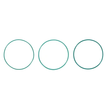 

uxcell 5Pcs Fluorine Rubber O Rings 66mm-85mm OD Inner Diameter 1.9mm Width Seal Gasket Green to Plumbing Machinery 19 size