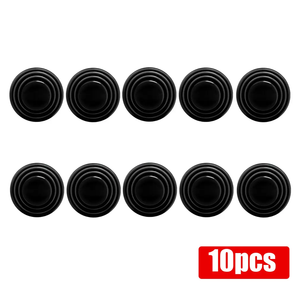 10PCS Car Door Bumper Protector Sticker Universal Shock Absorbing Gasket Bumper Protector For Most Truck SUV Vehicle Accessories hood deflector