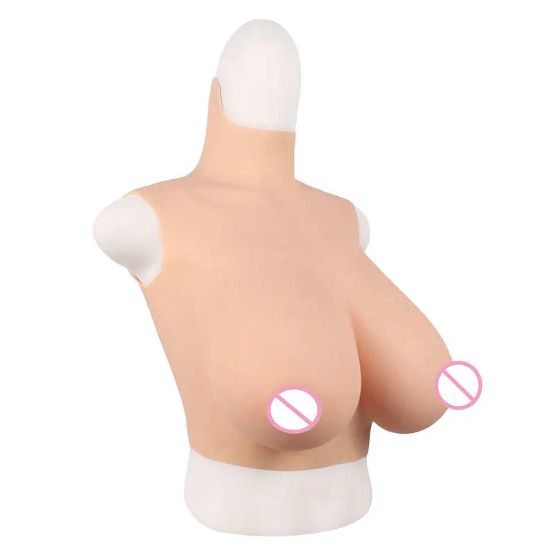 TRANSWEET G Cup Realistic Silicone Breast Forms Breast Plates Fake Boobs For Crossdress Transgender Drag Queen