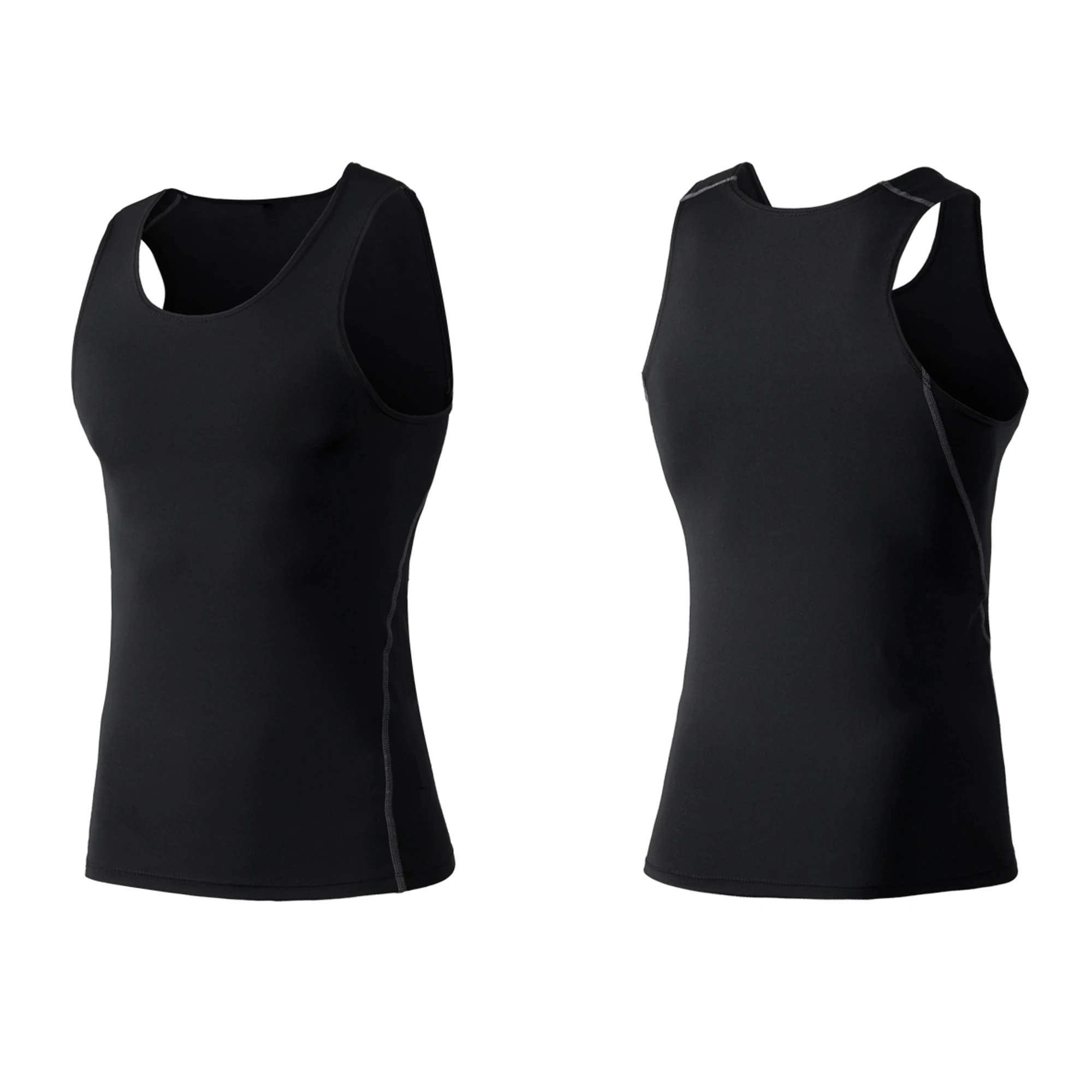Fashion Fat Male Training Polyester 7 Colors Sport Fitness Gym Athletic Shirts Sleeveless Tops Sport Vest Comfortanble S-3XL