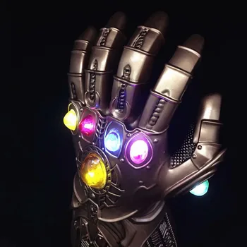 

Thanos Avengers Infinity War Gloves Marvel Cosplay Movie Anime Action Figure quality toys Collection figures for friends gifts