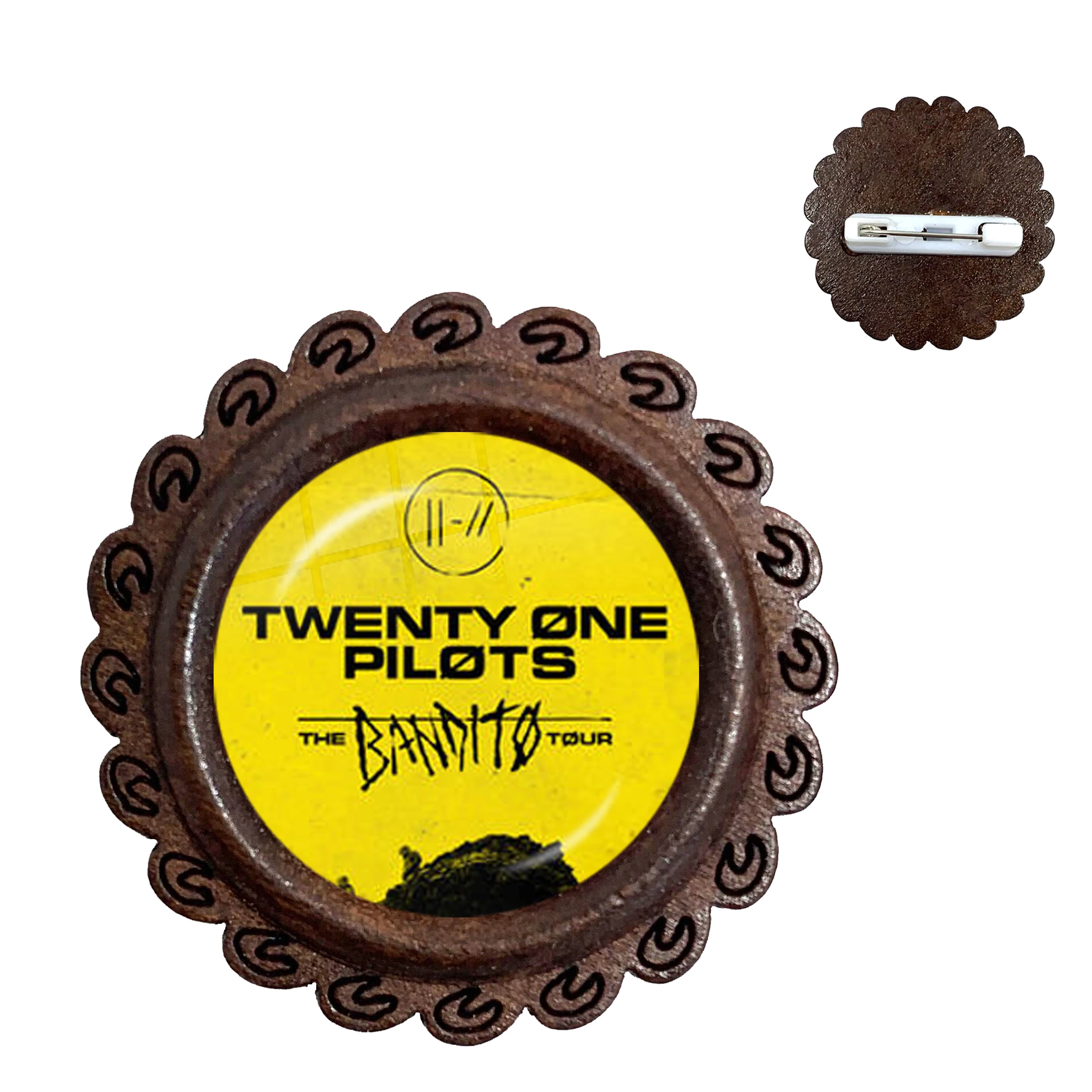 Хит продаж музыкальная группа Twenty One Pilots стеклянный кабошон деревянные броши