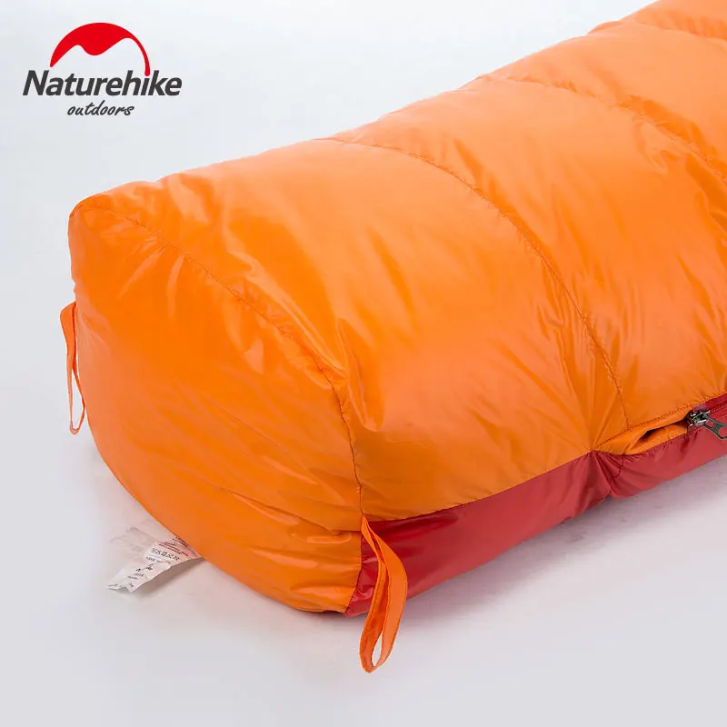 Сверхлегкий спальный мешок Naturehike на утином пуху для мам взрослых кемпинг пеший
