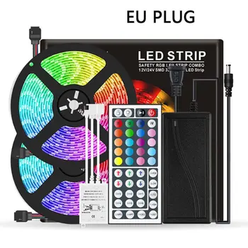 

5050RGB colorful lights with low voltage 12V waterproof 300 lights 10 meters light with color box set