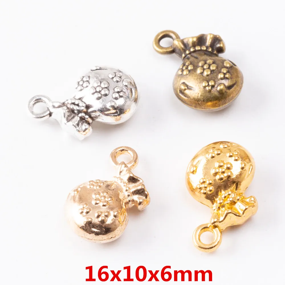 15 pcs Vintage zinc alloy charms Money bag pendant DIY Bracelet Necklace metal jewelry accessories Makings 6597