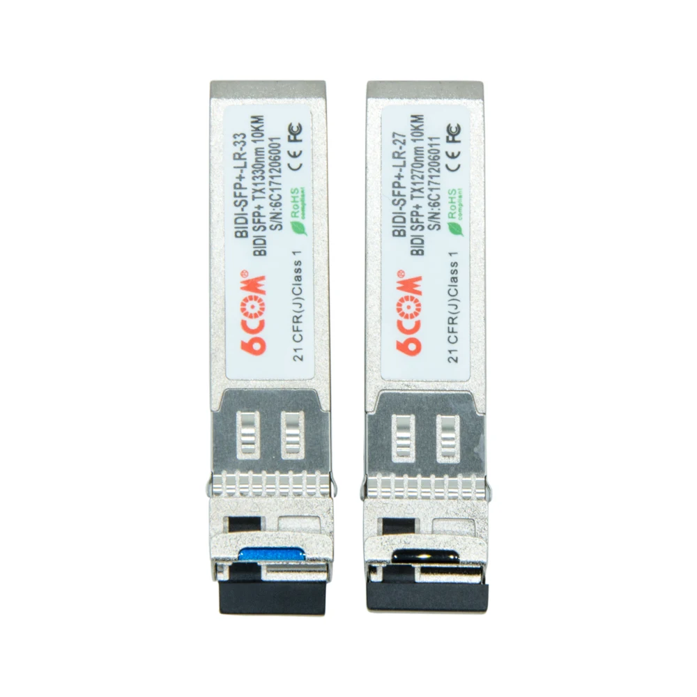BIDI SFP+ 20 км DDM модуль приемопередатчика для Cisco SFP-10G-BX20U-I(1270nm-TX/1330nm-RX), SFP-10G-BX20D-I(1330nm-TX/1270nm-RX