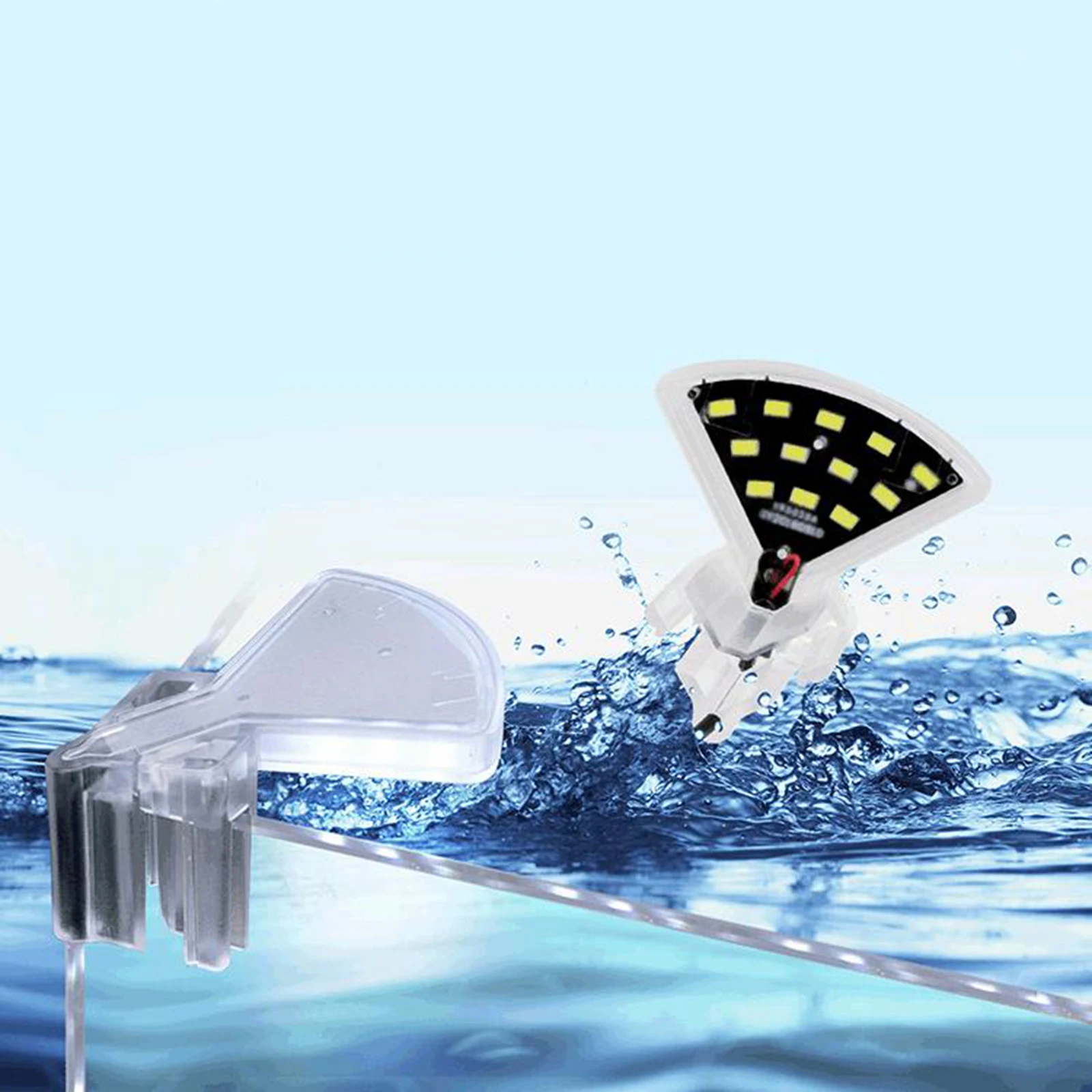 Mini Waterproof Clip LED Aquarium Light Tank Aquatic Plants Grow Lamp Home Decoration Fish Tank Accessories