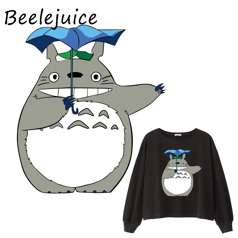 24 шт. Tonari no Totoro Мультяшные патчи для одежды DIY класс-термопереводные наклейки декоративные аксессуары
