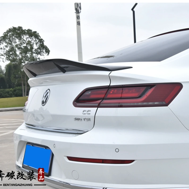 Спойлер для Volkswagen New CC 2018 2019 высококачественный спойлер из углеродного волокна