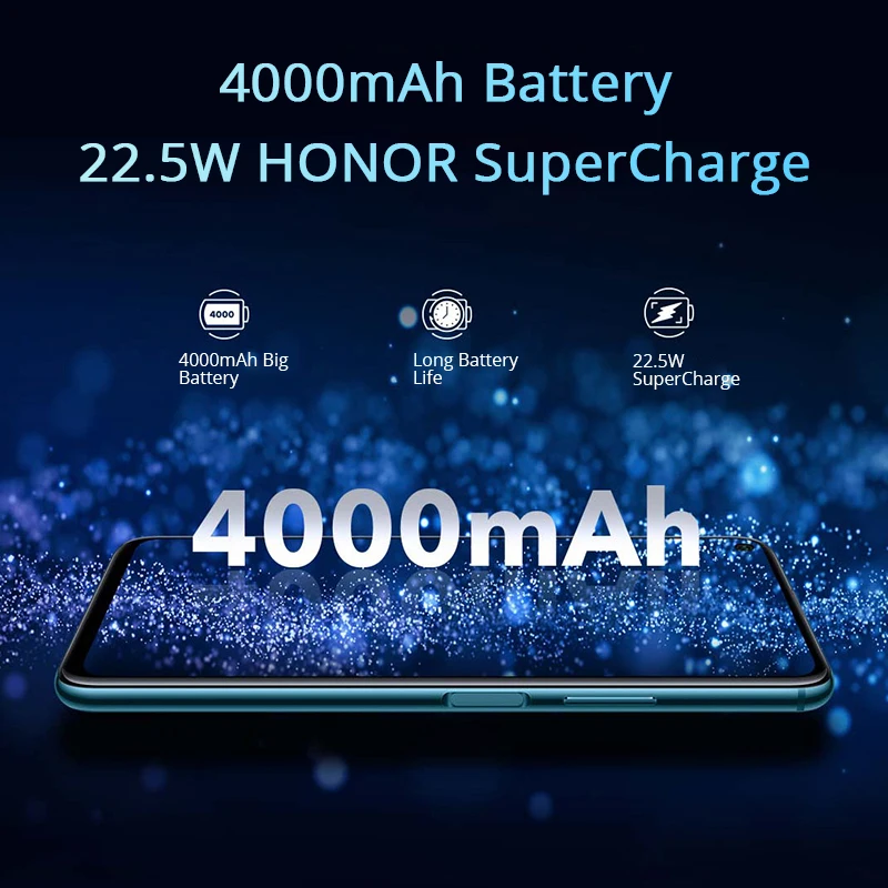 Honor 20 honor 20 pro NFC мобильный телефон Kirin 980 Android 9,0 6,26 дюймов экран 3750 мАч батарея смартфон