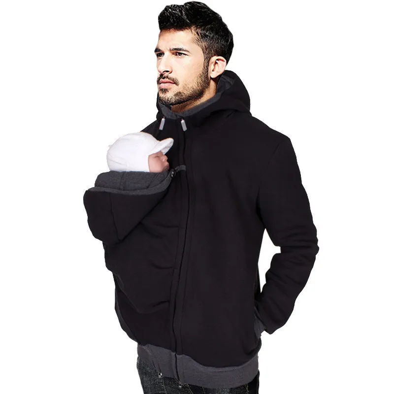 AssessMen-Sweat-shirt chaud kangourou pour bébé Electrolux, veste, vêtements, sweats à capuche, manteau, père, porter, ALTERCOOL, automne, hiver