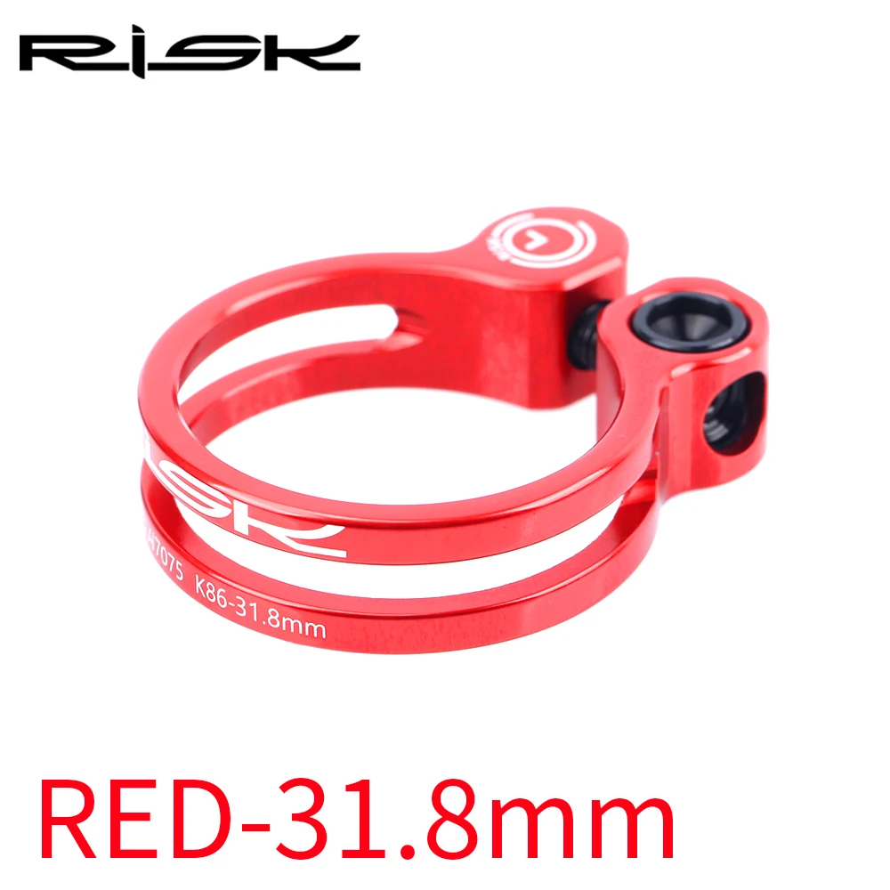 RISK Mtb велосипед Подседельный штырь зажим для велосипедного седла 31,8/34,9 мм