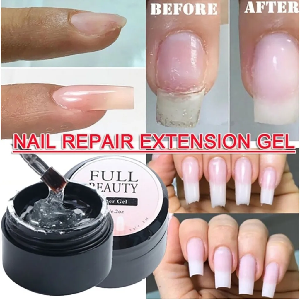 5ml Nail Fiber UV Gel Fiberglass Extension Gel Varnish Repair Broken Nails  Gel Safety and Naturalness of Nail Glue - AliExpress