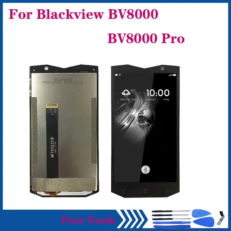 Дисплей с тачскрином и дигитайзером для Blackview BV8000 Pro BV 8000 | Мобильные телефоны